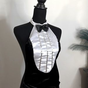 Halter Bow Tie Leotard